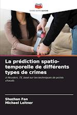 La prédiction spatio-temporelle de différents types de crimes