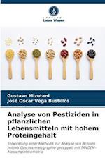 Analyse von Pestiziden in pflanzlichen Lebensmitteln mit hohem Proteingehalt