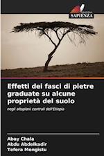 Effetti dei fasci di pietre graduate su alcune proprietà del suolo