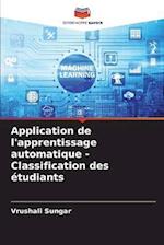 Application de l'apprentissage automatique - Classification des étudiants