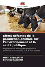 Effets néfastes de la production animale sur l'environnement et la santé publique