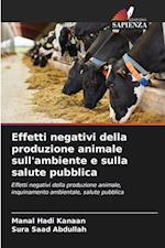 Effetti negativi della produzione animale sull'ambiente e sulla salute pubblica