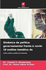 Dinâmica da política governamental frente à covid-19 análise temática de