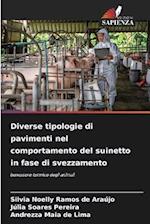 Diverse tipologie di pavimenti nel comportamento del suinetto in fase di svezzamento