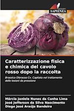 Caratterizzazione fisica e chimica del cavolo rosso dopo la raccolta