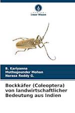 Bockkäfer (Coleoptera) von landwirtschaftlicher Bedeutung aus Indien