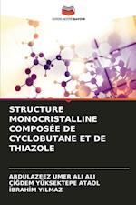 STRUCTURE MONOCRISTALLINE COMPOSÉE DE CYCLOBUTANE ET DE THIAZOLE