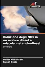 Riduzione degli NOx in un motore diesel a miscela metanolo-diesel
