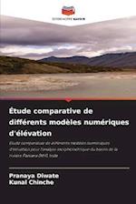 Étude comparative de différents modèles numériques d'élévation