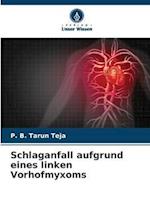 Schlaganfall aufgrund eines linken Vorhofmyxoms