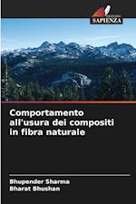 Comportamento all'usura dei compositi in fibra naturale