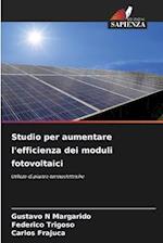 Studio per aumentare l'efficienza dei moduli fotovoltaici