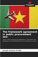 The framework agreement in public procurement law: