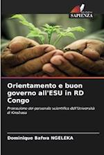 Orientamento e buon governo all'ESU in RD Congo