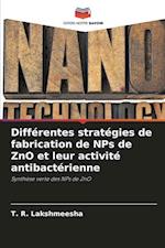 Différentes stratégies de fabrication de NPs de ZnO et leur activité antibactérienne