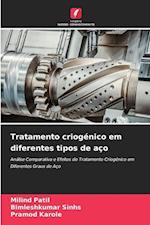 Tratamento criogénico em diferentes tipos de aço