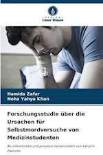 Forschungsstudie über die Ursachen für Selbstmordversuche von Medizinstudenten