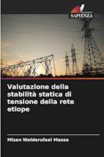 Valutazione della stabilità statica di tensione della rete etiope