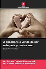 A experiência vivida de ser mãe pela primeira vez: