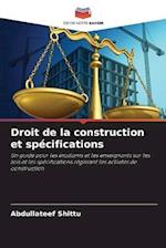 Droit de la construction et spécifications