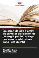 Emission de gaz à effet de serre et utilisation de l'énergie par le captage des eaux souterraines dans l'est du PGI