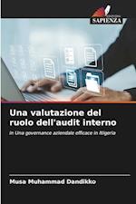 Una valutazione del ruolo dell'audit interno