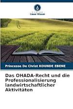 Das OHADA-Recht und die Professionalisierung landwirtschaftlicher Aktivitäten