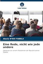 Eine Rede, nicht wie jede andere