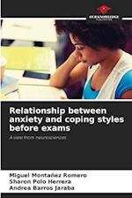 Relationship between anxiety and coping styles before exams