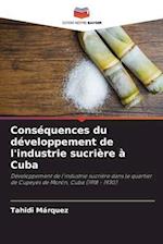 Conséquences du développement de l'industrie sucrière à Cuba