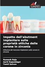 Impatto dell'abutment implantare sulle proprietà ottiche delle corone in zirconia