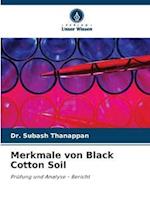 Merkmale von Black Cotton Soil