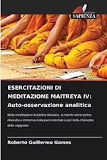 ESERCITAZIONI DI MEDITAZIONE MAITREYA IV: Auto-osservazione analitica