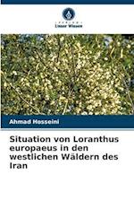 Situation von Loranthus europaeus in den westlichen Wäldern des Iran