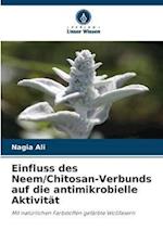 Einfluss des Neem/Chitosan-Verbunds auf die antimikrobielle Aktivität