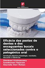 Eficácia das pastas de dentes e dos enxaguantes bucais seleccionados contra o patogénico oral