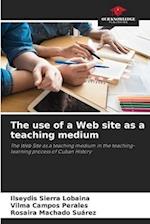 The use of a Web site as a teaching medium