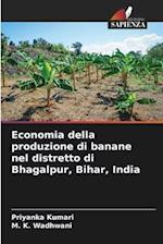 Economia della produzione di banane nel distretto di Bhagalpur, Bihar, India