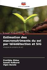 Estimation des macronutriments du sol par télédétection et SIG