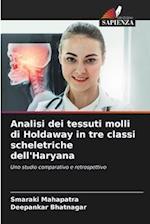 Analisi dei tessuti molli di Holdaway in tre classi scheletriche dell'Haryana