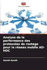 Analyse de la performance des protocoles de routage pour le réseau mobile AD-HOC