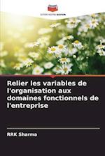 Relier les variables de l'organisation aux domaines fonctionnels de l'entreprise