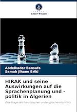 HIRAK und seine Auswirkungen auf die Sprachenplanung und -politik in Algerien