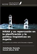 HIRAK y su repercusión en la planificación y la política lingüísticas en Argelia