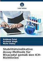 Stabilitätsindikative Assay-Methode für Bisacodyl gemäß den ICH-Richtlinien