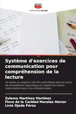 Système d'exercices de communication pour compréhension de la lecture