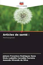 Articles de santé :