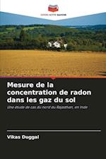 Mesure de la concentration de radon dans les gaz du sol