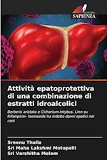 Attività epatoprotettiva di una combinazione di estratti idroalcolici