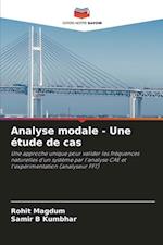 Analyse modale - Une étude de cas